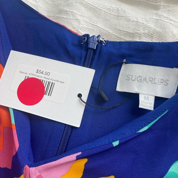 New with tags Sugarlips romper with pockets. - Picture 4 of 8